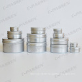 China Aluminum Cosmetic Cream Jars with Screw Lid